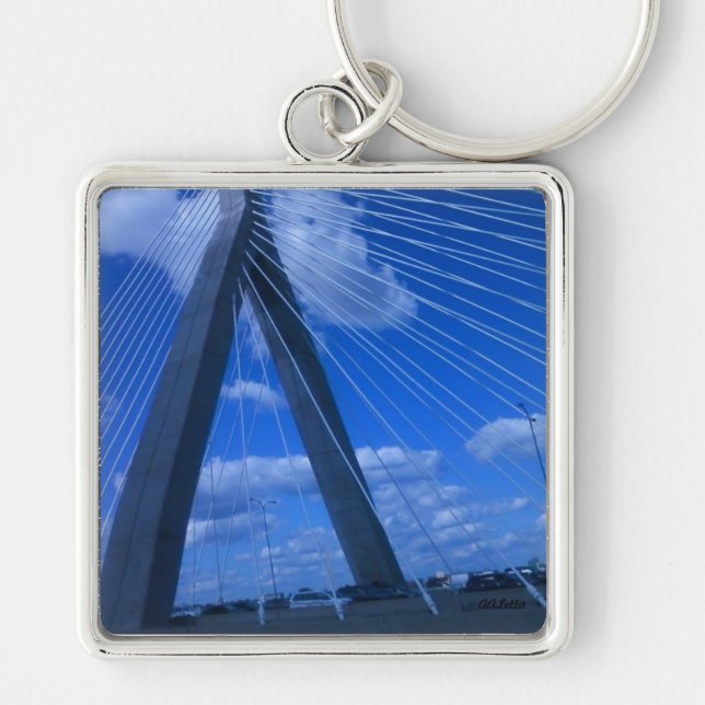 Porte-clés Pont de Zakim, porte - clé de Boston (Devant)