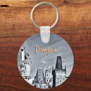 Porte-clés Pont Prague & Charles, Christ, Château / Czechia