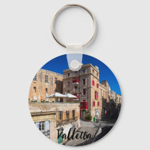 Porte-clés Pont, rue étroite avec escaliers à La Valette