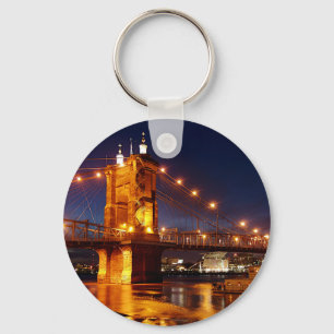 Porte-clés Pont sur la rivière Ohio à Cincinnati dans l'Ohi