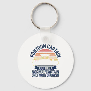 Porte-clés Pontoon Boat Funny Cadeau
