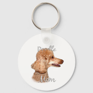 Porte-clés Poodle (abricot) Maman 2