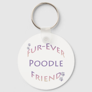 Porte-clés Poodle Furever