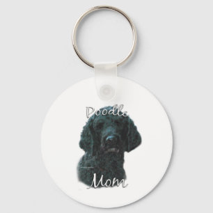 Porte-clés Poodle (noir) Maman 2