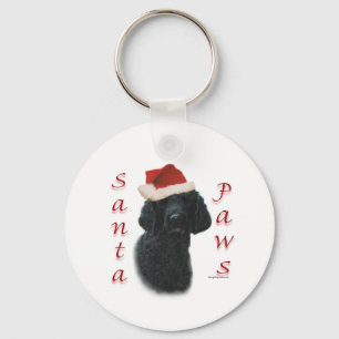 Porte-clés Poodle Père Noël Paws
