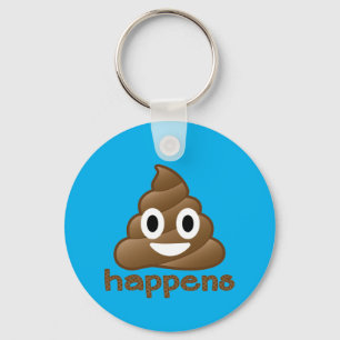 Porte-clés Poop Happens Emoji