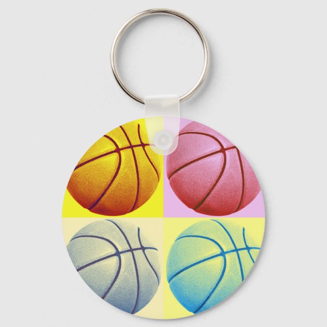 Porte-clés Pop Art Basket (Recto)