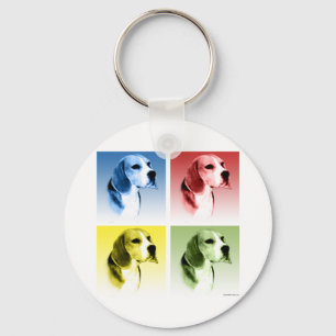 Porte-clés Pop Art beagle