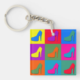Porte-clés pop art shoes