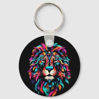 Porte-clés Pop coloré artistique