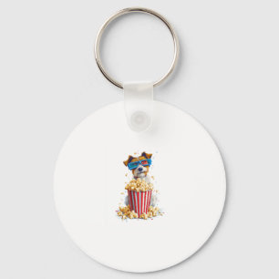 Porte-clés Popcorn Pup � Movie Night Chien