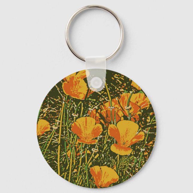 Porte-clés Poppies stérilisées (Recto)