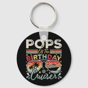 Porte-clés Pops of the Birthday Cruiser Vacation Circle