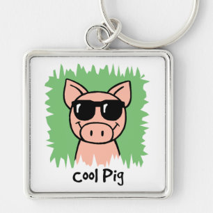 Porte-clés Porc de cool de clipart (images graphiques) de