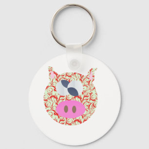 Porte-clés Porc génial