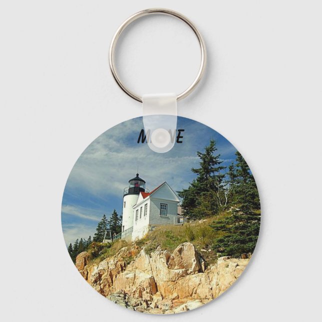 PORTE-CLÉS PORT DE BASS, MAINE (Recto)