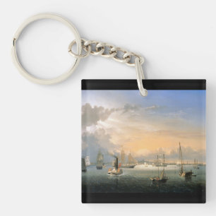 Porte-clés Port de Boston 1854