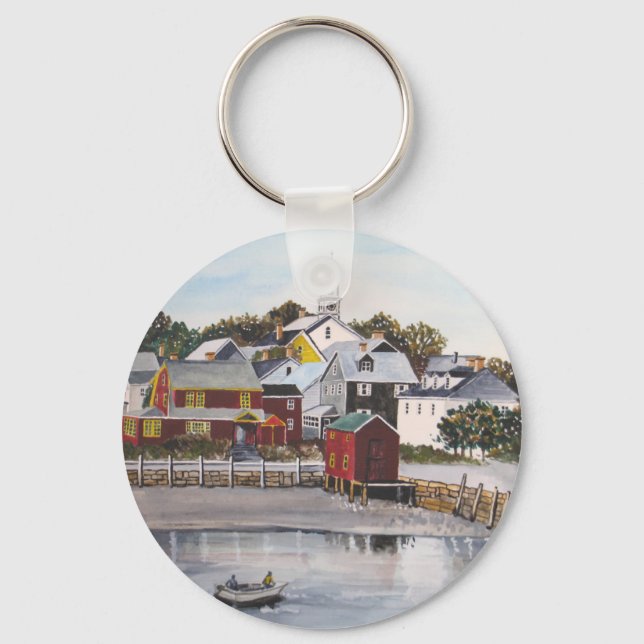 Porte-clés Port de Portsmouth, New Hampshire (Recto)