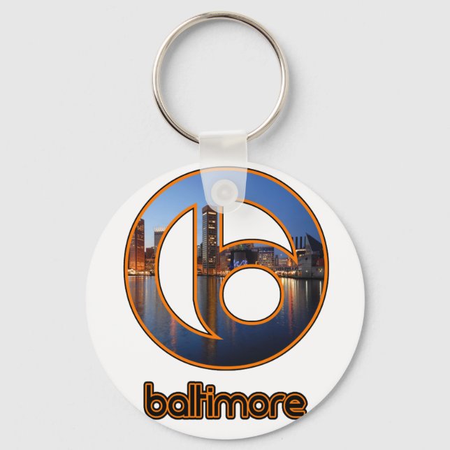 Porte-clés Port intérieur de Baltimore (Recto)