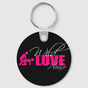Porte-clés Porta-chaves/Key Ring 5 cm - « wild love please