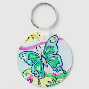 Porte-clés Porte - clé à papillon lunaire