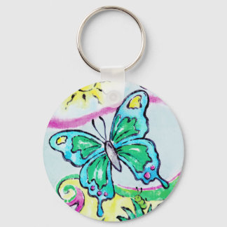 Porte-clés Porte - clé à papillon lunaire