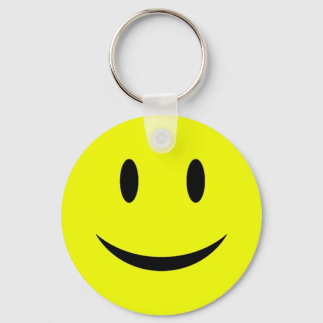 Porte-clés Porte - clé à visage jaune (Recto)