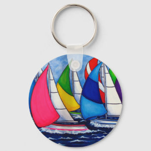 Porte-clés Porte - clé à voile Regatta coloré