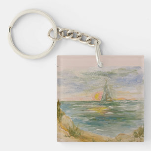Porte-clés Porte - clé à voile Sunset