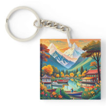 Porte - clé acrylique