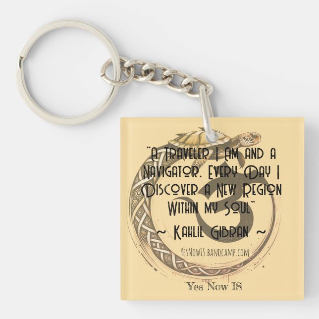 Porte-clés Porte - clé acrylique carré (Devant)