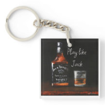 Porte - clé acrylique Jack Daniels
