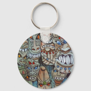 Porte-clés Porte - clé africain de masque