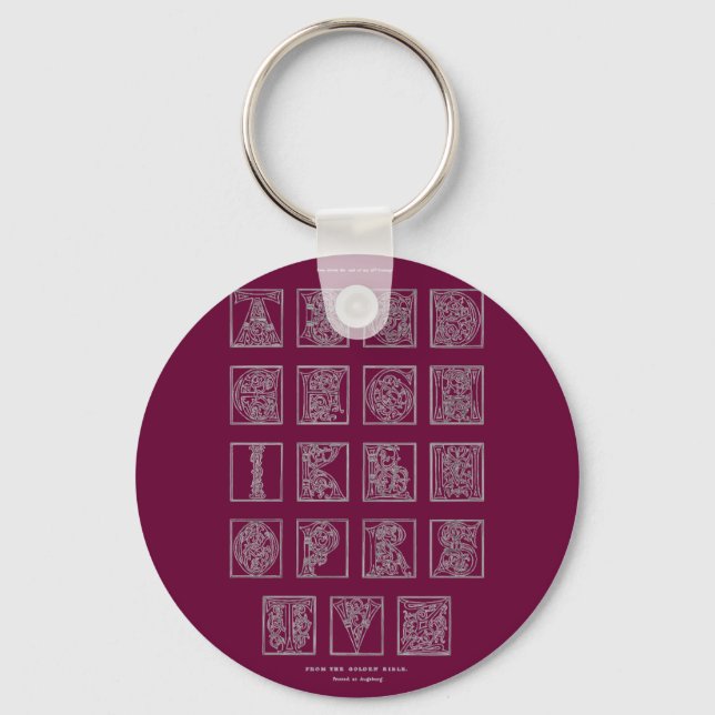 Porte-clés Porte - clé alphabet (Recto)