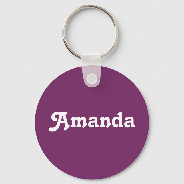 Porte-clés Porte - clé Amanda (Recto)
