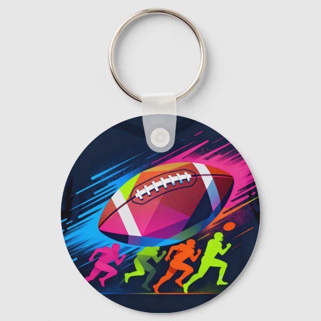Porte-clés Porte - clé américain de football (Recto)