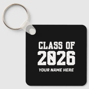 Porte-clés Porte - clé amusant et captivant "Classe De 2026"