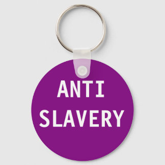 Porte-clés Porte - clé anti-esclavage violet