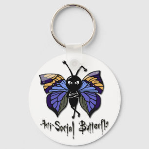 Porte-clés porte - clé "anti-papillon social"