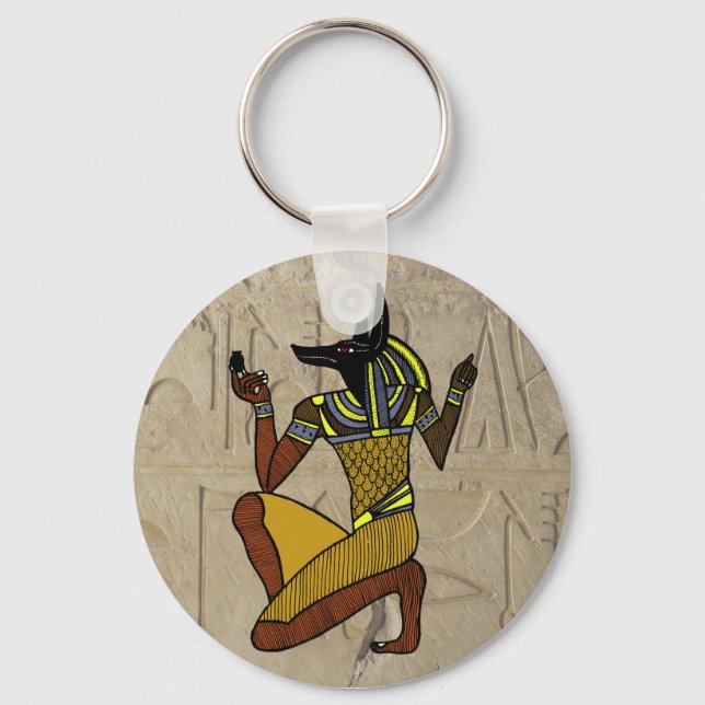 Porte-clés Porte - clé Anubis agenouillé (Recto)