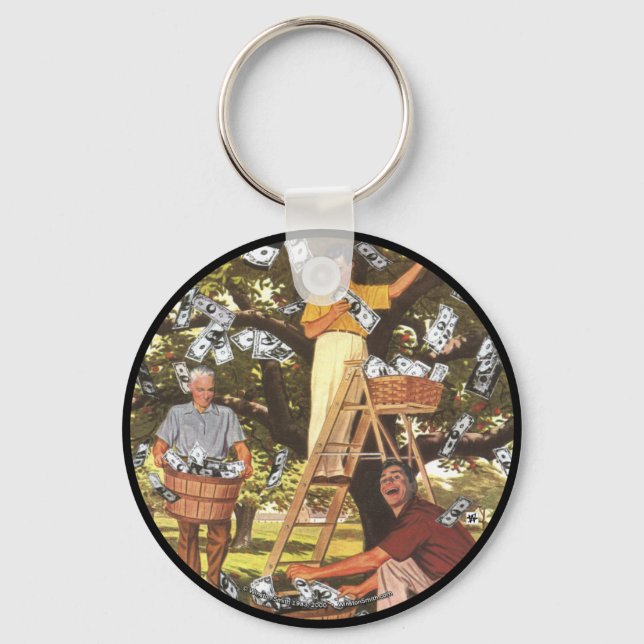 Porte-clés Porte - clé Arborescence monétaire (Recto)