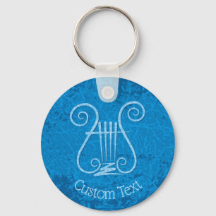Porte-clés Porte - clé Arrière - plan Blue Lyre