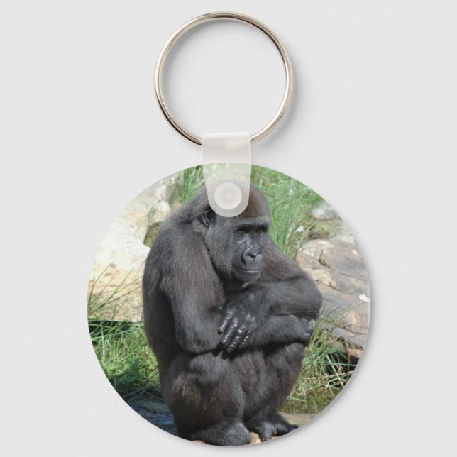 Porte-clés Porte - clé assis de Gorilla (Recto)