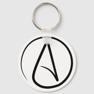 Porte-clés Porte - clé athée de symbole