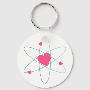 Porte-clés Porte - clé atomique de coeur