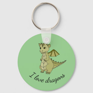 Porte-clés Porte - clé avec design de dragon bébé mignon