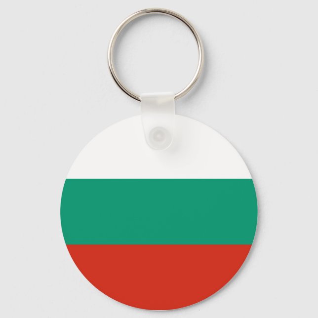 Porte-clés Porte - clé avec drapeau de Bulgarie (Recto)