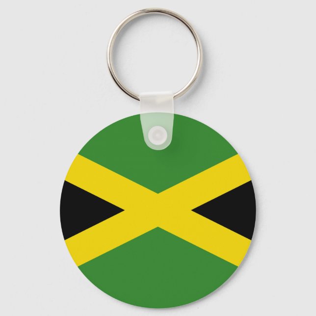 Porte-clés Porte - clé avec Drapeau de Jamaïque (Recto)