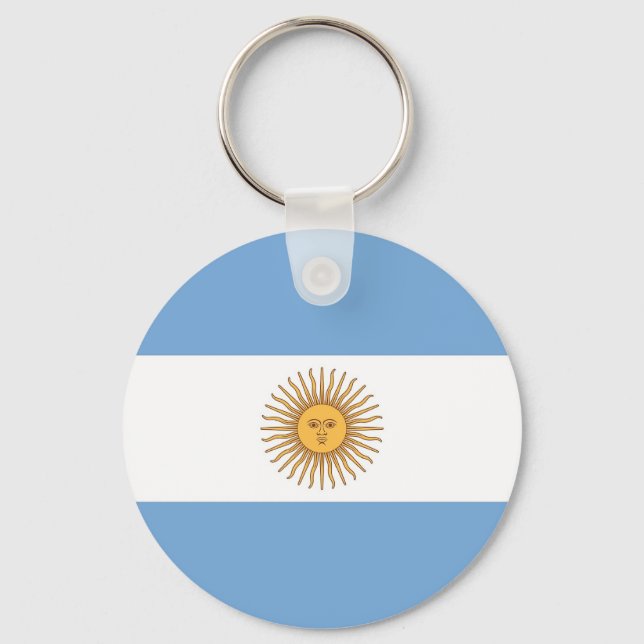 Porte-clés Porte - clé avec drapeau de l'Argentine (Recto)