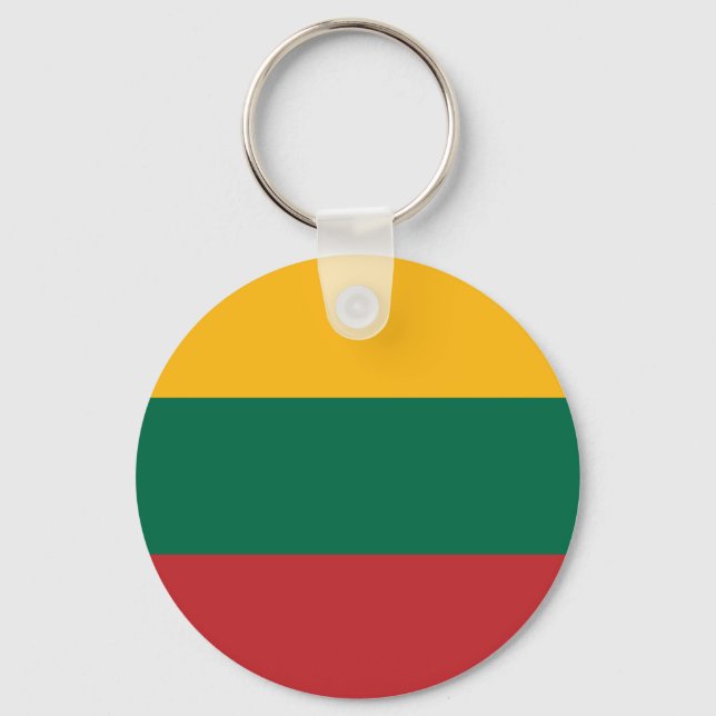 Porte-clés Porte - clé avec drapeau de Lituanie (Recto)